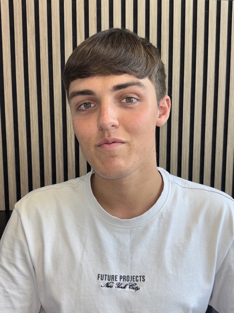 A photograph of Ethan Eccles